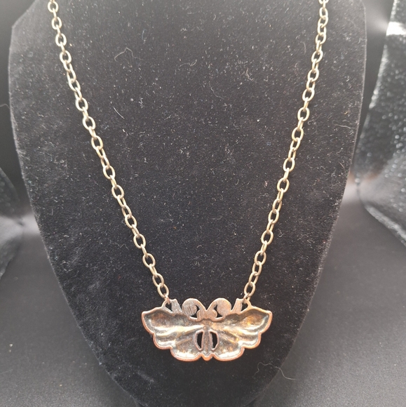 HANDMADE PUNK BUTTERFLY NECKLACE - Picture 3 of 3